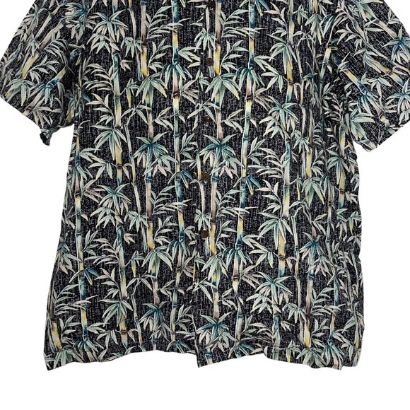 RJC Hawaiian Shirt Mens 2XL Bamboo Aloha Tribal Hawaiian Vacation Beach Colorful - Picture 3 of 10
